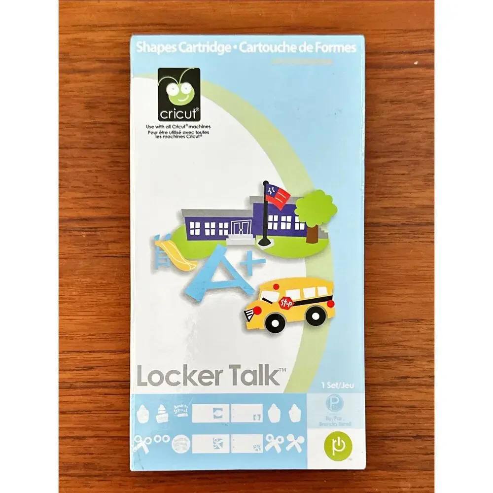 Cricket Shapes Cartridge Locker Talk Complete Provo Craft 29-0289